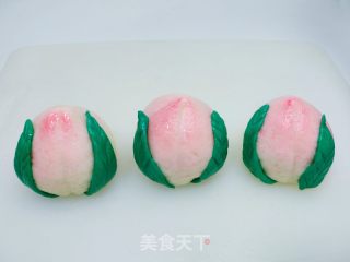 寿桃豆沙包的做法步调：12