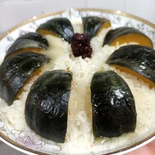 蜜汁北瓜糯米饭的做法步调：9