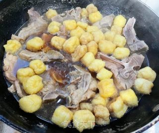 猪排白焖豆腐泡的做法步调：9