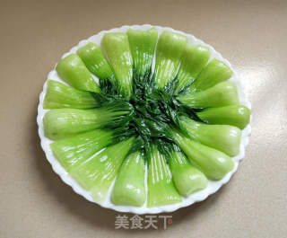 喷鼻菇油菜的做法步调：5
