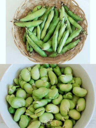 蚕豆鸡蛋中婆菜 陈喷鼻甘旨下饭菜的做法步调：1