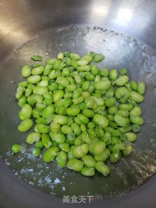 蚕豆鸡蛋中婆菜 陈喷鼻甘旨下饭菜的做法步调：6