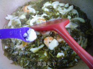 虾干咸菜秋笋汤的做法步调：9