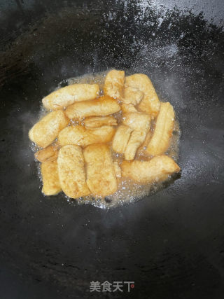 蒜苗豆腐的做法步调：7