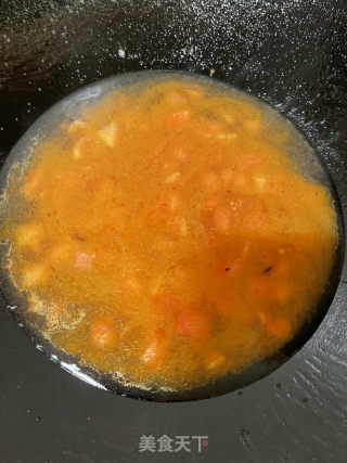 番茄鸡蛋焖里的做法步调：8