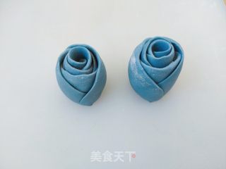 玫瑰花馒头的做法步调：5