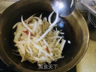 利剑菜过油肉的做法步调：5