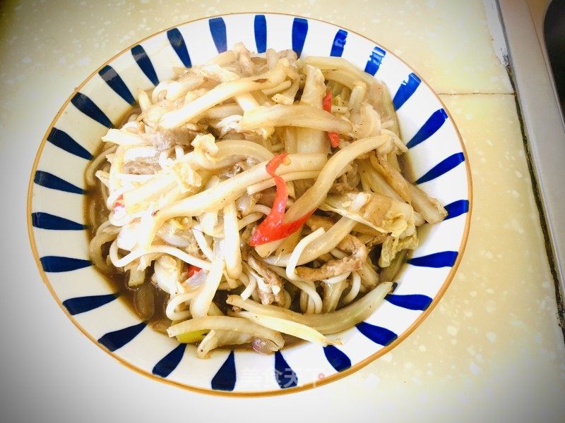 利剑菜过油肉的做法