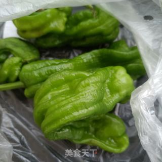 薄皮椒炒咸菜丝的做法步调：2