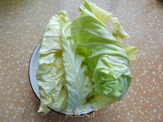 陈虾包菜豆腐煲的做法步调：2