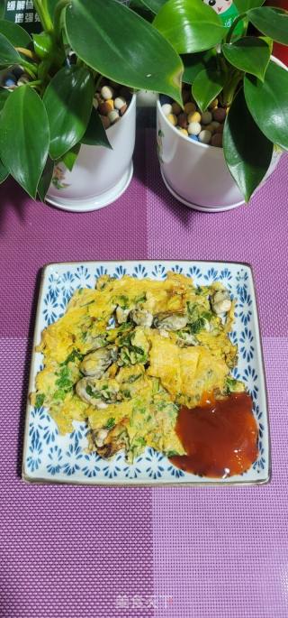 烙死蚝鸡蛋饼的做法步调：14
