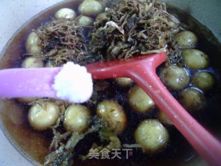 笋干菜烧小土豆的做法步调：7