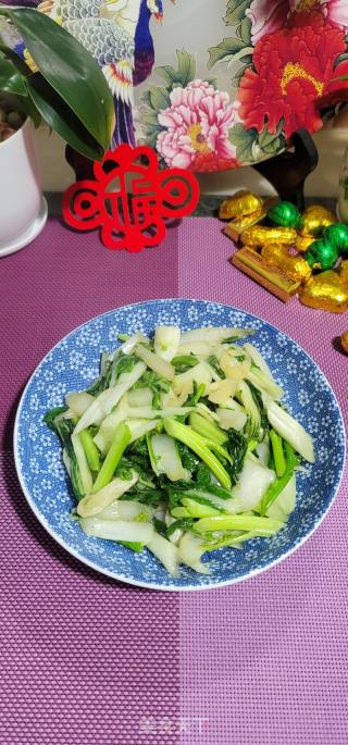 浑炒小利剑菜的做法步调：7