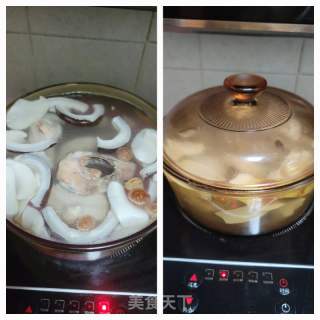 海椰皇花胶鸡汤的做法步调：6