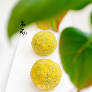 玉米里菜团子的做法步调：1