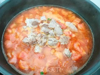 牛肉柿子汤的做法步调：8