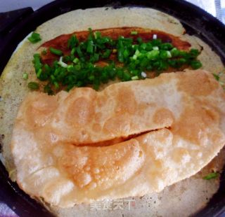 小葱煎饼馃子的做法步调：9