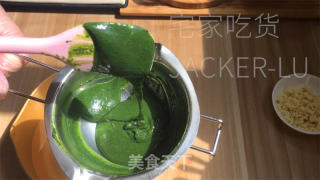根底迷您泡芙，抹茶奶油清爽甘美，中壳酥坚，甘美奶油。的做法步调：18