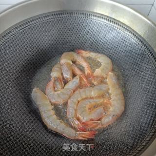 对虾炒喷鼻椿的做法步调：9