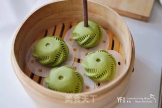 核桃麻沙青团 | 吃着风水轮来踩青的做法步调：5