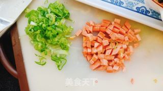 中婆菜炒饭的做法步调：3