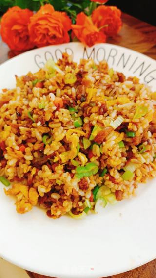 中婆菜炒饭的做法步调：11