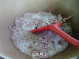 肥肉咸菜炒秋笋的做法步调：7