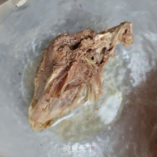 死菜紫苦蓝拌鸽肉的做法步调：6