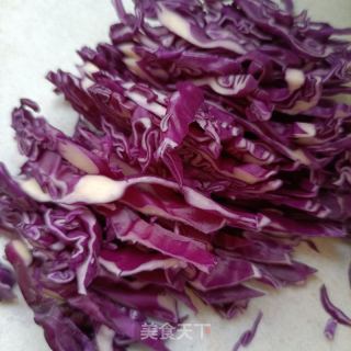 死菜紫苦蓝拌鸽肉的做法步调：4