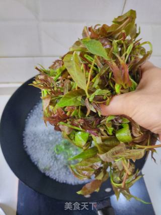 鸡蛋爱上喷鼻椿芽的做法步调：2
