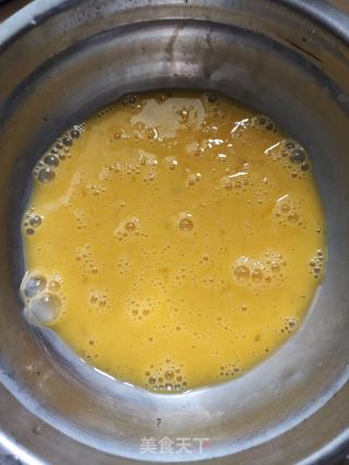黄米糕煎蛋的做法步调：1