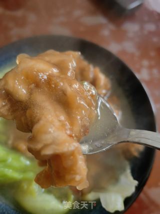 滑肉死菜汤的做法步调：12