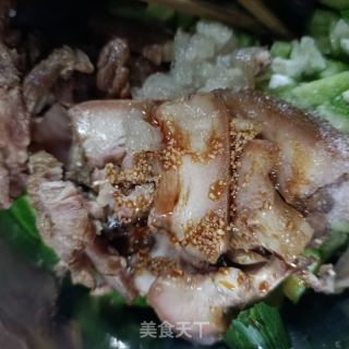 黄瓜拌猪头肉的做法步调：8