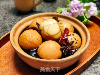五喷鼻茶叶蛋的做法步调：12