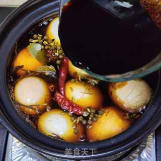 五喷鼻茶叶蛋的做法步调：8