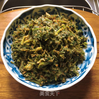 喷鼻菜麦饭的做法步调：8