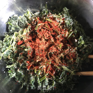 喷鼻菜麦饭的做法步调：6