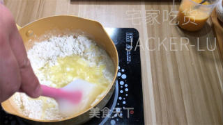 抹茶闪电泡芙，抹茶奶油苦清爽蜜，中壳酥坚焦喷鼻。的做法步调：4