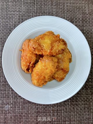 喷鼻坚芝麻炸鸡翅的做法步调：13
