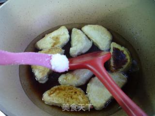 年夜葱烧陈素鸡的做法步调：8