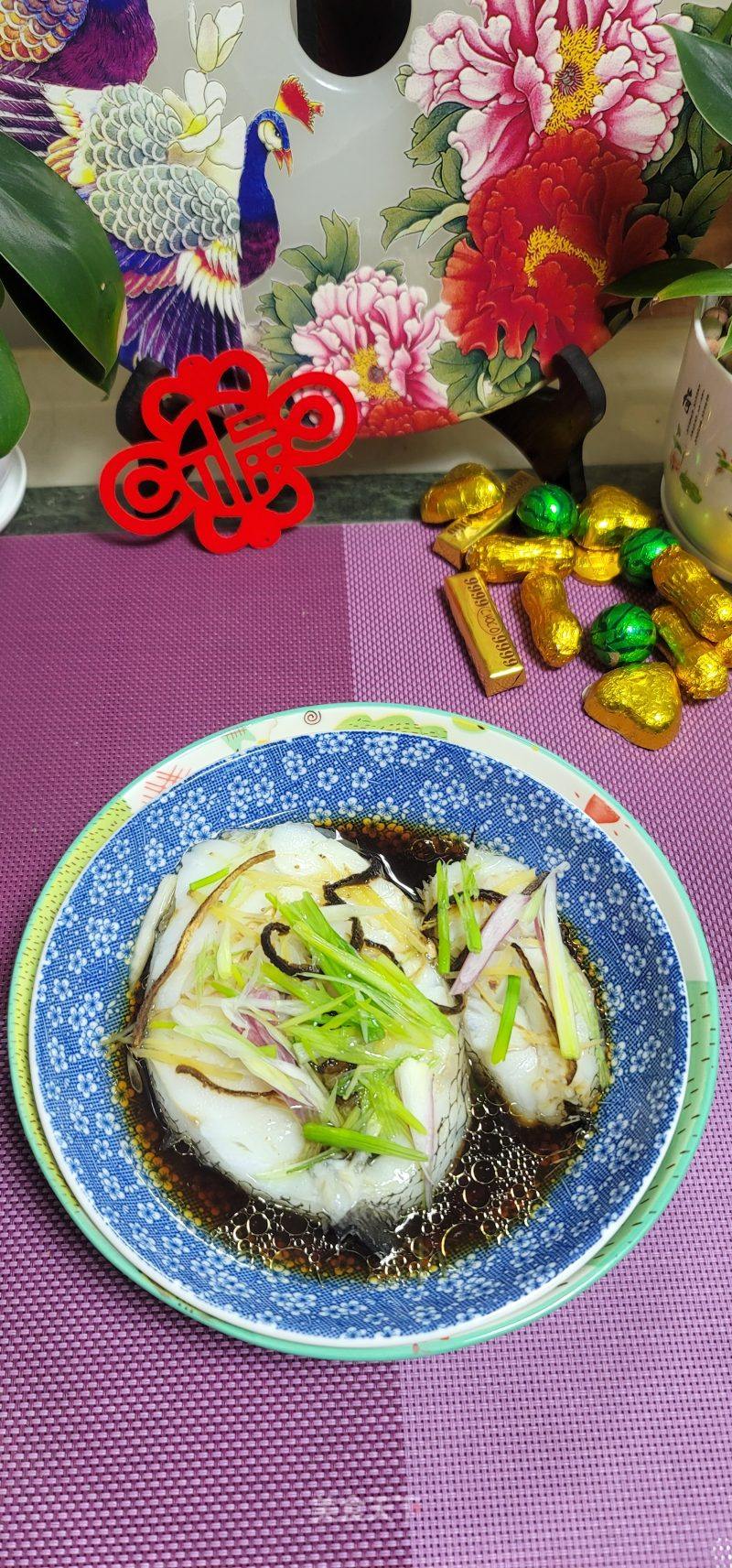 陈皮蒸鳕鱼的做法