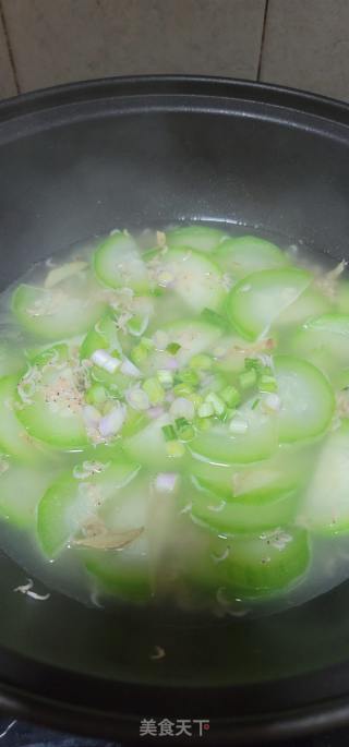 虾皮节瓜汤的做法步调：9