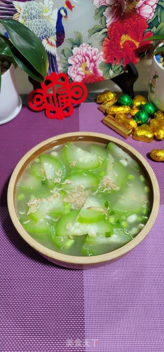 虾皮节瓜汤的做法步调：10