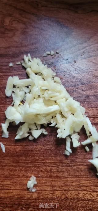 蒜喷鼻上海青的做法步调：2