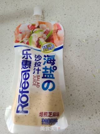 苦菊拌馓子的做法步调：6