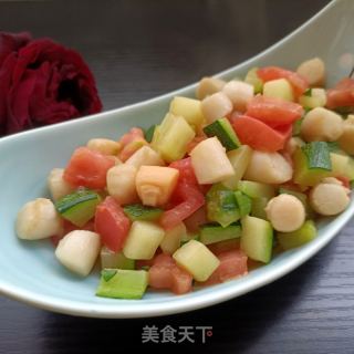 青茭瓜炒陈贝的做法步调：12