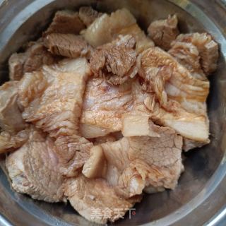 五花肉蒸雪里蕻的做法步调：13