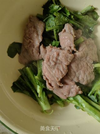 火煮牛肉片的做法步调：9