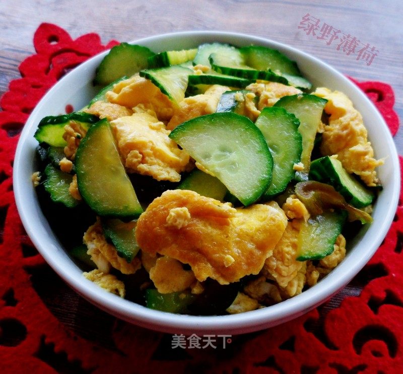 鸡蛋炒黄瓜的做法