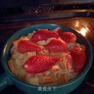 草莓布丁吐司的做法步调：10